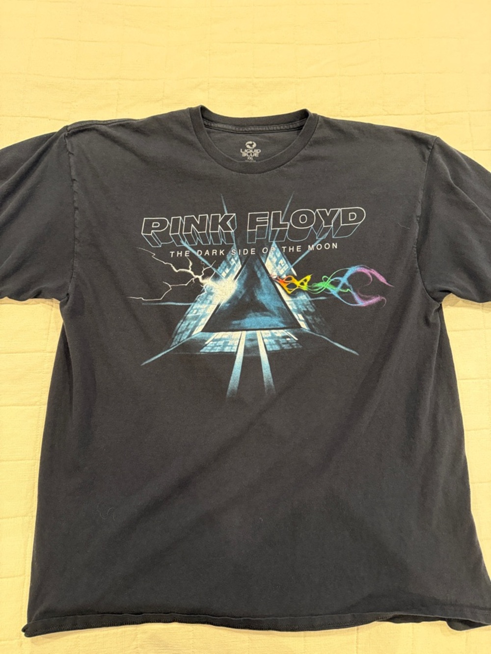Pink Floyd Black Graphic Tee with Prism Artwork